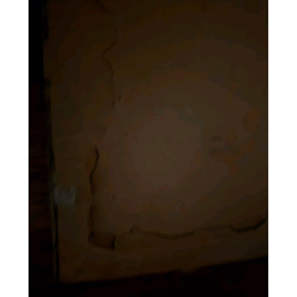 Vintage R.Atkinson Fox Print & Frame Art Deco 1920's Blue Lake - Picture 10 of 11